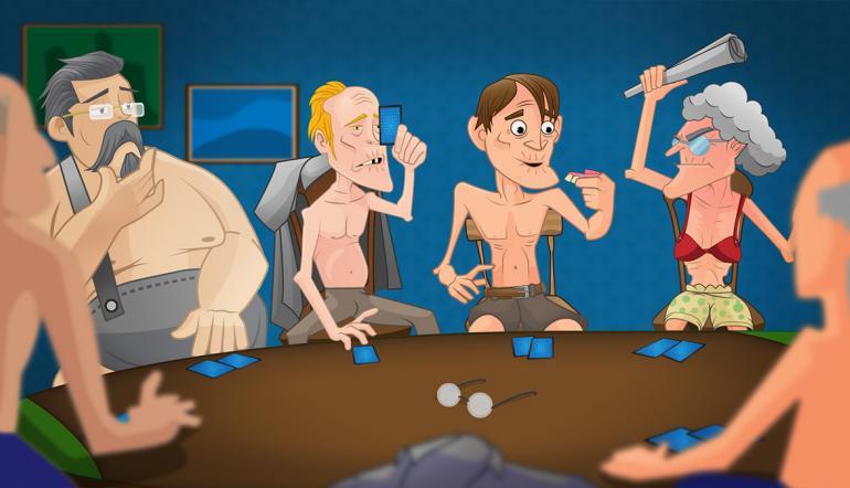 strip poker game